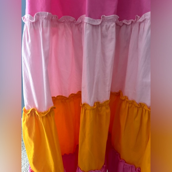 Multi Tiered Smock Dress Midi - Picture 3 of 4